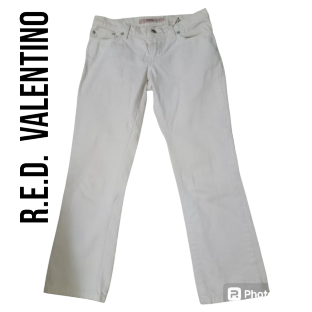 R.E.D VALENTINO WHITE JEANS SIZE 27
